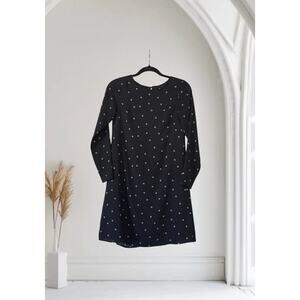 H&M Black Casual Dress Size 2